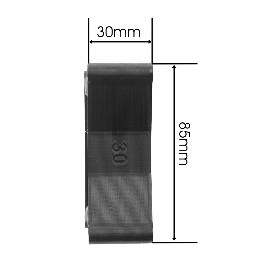 Espaceur VESA 75x75mm - distance de 30mm - vis incluses - compatible avec de nombreux moniteurs (Adaptateur Odyssey G5)